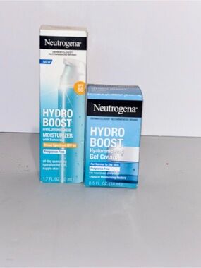 Neutrogena Hydro Boost Moisturizer & Gel Cream Bundle-Brand new